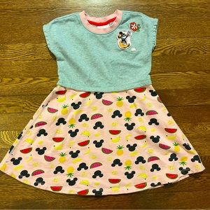 Hanna Andersson Disney Minnie Mouse Sweatshirt Dress Size 120 cm or 6